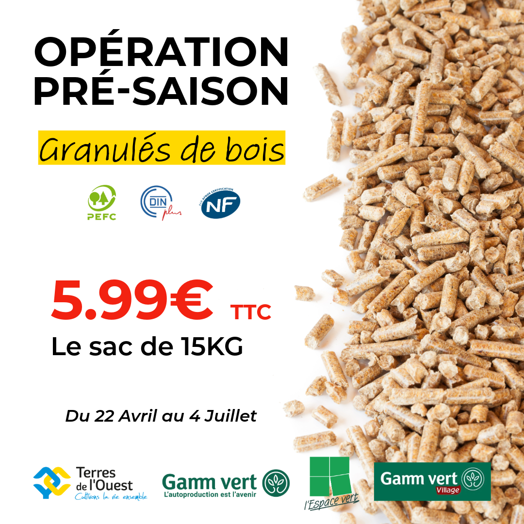 Opération pré-saison granulés de bois 🔥 Opération pré-saison granulés de bois